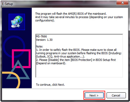 1 Виберіть іконку [download and install] (завантажити і встановити), щоб завантажити BIOS материнської плати