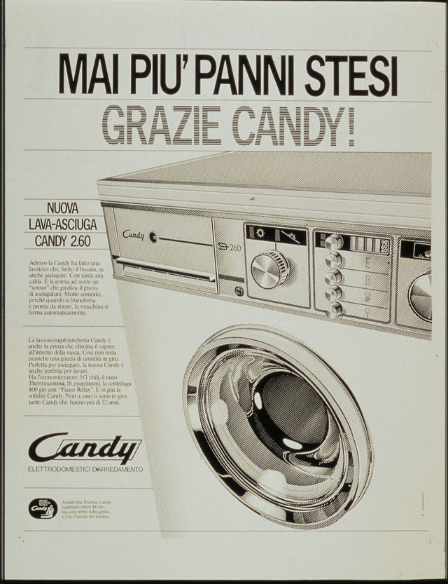 Candy виходить на ринок дрібної побутової техніки з придбанням компанії Hoover: 1990-ті роки
