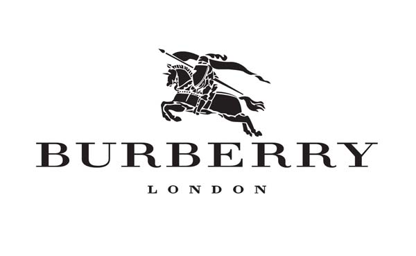 Символ компанії Burberry - це скаче на коні лицар, причому згідно з історією, цей логотип з'явився в 1856 році, як раз коли засновник відкрив свій перший магазин